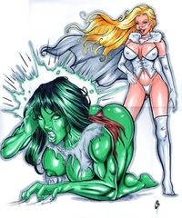 hulk hentai lusciousnet emma frost hulk superheroes pictures album superhero catfights female wrestling combat