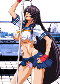 ikkitousen hentai gif normal kanu unchou ikkitousen hentai panties purple hair ripped hentairing