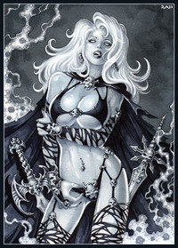 lady death hentai lusciousnet sexy undead woman chaos pictures album lady death purgatori lesbian