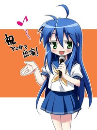 lucky star hentai konata izumi konata lucky star microphone hiiragi tsukasa tagme