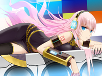 luka hentai albums best anime hentai part blue eyes headphones long hair megurine luka penpen artist pink thighhighs vocaloid cyberbabes girls ecchi