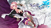 luka megurine hentai konachan bra cleavage garter belt glasses gloves gun artifacts megurine luka open shirt panties pink hair torn clothes underwear vocaloid weapon anime wallpaper