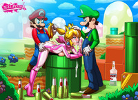 mario sex hentai princess peach hentai threesome fuck mario luigi