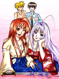 maya natsume hentai tenjou tenge natsume sisters fluffy fuzzy ears art