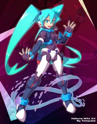 megaman zx hentai pre hatsune miku style tomycase ayp morelikethis fanart digital drawings