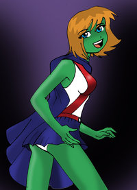 miss martian hentai pretty miss martian koku chan art