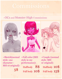 monster high hentai ocs monster high commissions slots ashiori chan art