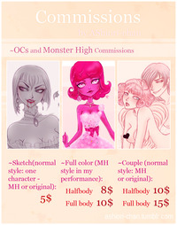 monster high hentai ashiori chan pictures user ocs monster high commissions