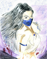 mortal kombat hentai kitana kitana mortal kombat watercolor painting chuck sfe favourites