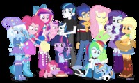 my little pony flash hentai cee equestria girls equine eyes closed female freckles friendship magic