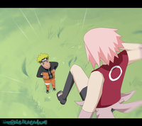 naruto hentai gifs naruto sakura sparring lunamescent