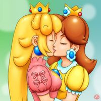 peach hentai pictures mpldam lusciousnet peach daisy lesbian kiss video games pictures album princess hentai