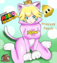 princess peach 3d hentai pre princess peach cat suit share lunabunneh gaf art