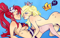 rosalina mario hentai princess rosalina sarahheartsyou super mario bros galaxy tengen toppa gurren lagann yoko ritona crossover