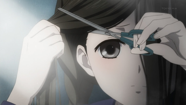 devil survivor 2 hentai girl hair data red dramatic scissors cutting izumiko expectations