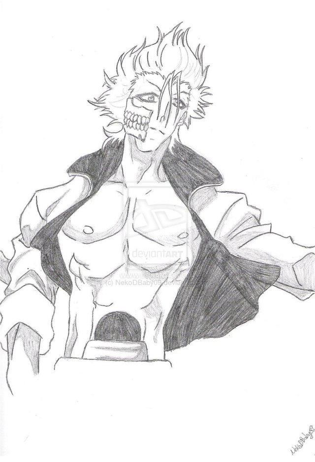 grimmjow hentai cartoons from pre digital morelikethis bleach grimmjow nekodbaby izv